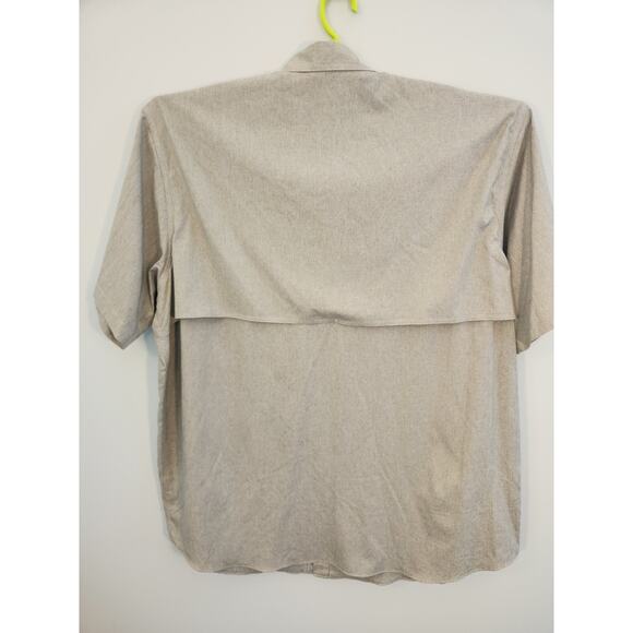 Roundtree & Yorke Shirt Mens 3XLT 3XL Tall Gray Short Sleeve Fishing Gorpcore - Picture 5 of 10
